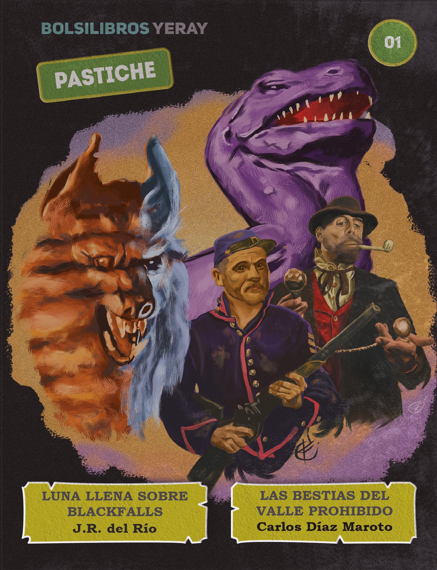 BOLSILIBROS YERAY 01: LUNA LLENA SOBRE BLACK FALLS, de Jorge R. del Río / LAS BESTIAS DEL VALLE PROHIBIDO, de Carlos Díaz Maroto